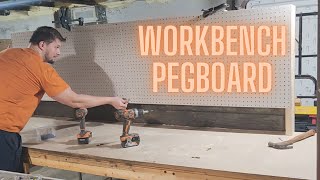 I built a pegboard for my workbench