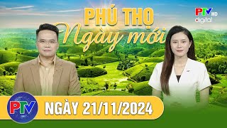 Phú Thọ ngày mới ngày 21/11/2024 | Phú Thọ ngày mới