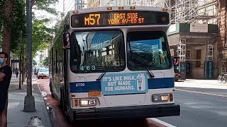 Orion VII OG Hybrids #6750 & #6733 on the M57 at 57th Street/7th Avenue