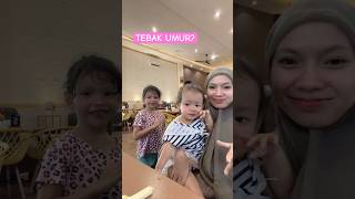 TEBAK UMUR SI BAYI MAMI DAN RIVIA GUYS? 😃🎉 #viralvideo #shorts