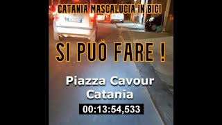 Mascalucia - Catania Centro in bici - 15 minuti, andatura tranquilla.