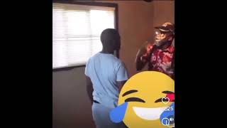 Old school pops ain’t playing none of that Bullshit… then he pimp slapped him so quick🤣😂🤣🤓