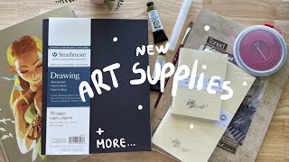 New art supplies, Strathmore Drawing sketchbook review, Nintendo Switch, mini Bratz and more