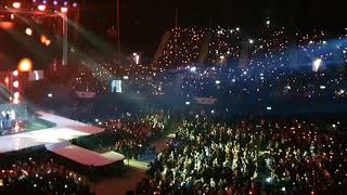 Leona lewis and calum scott WE day at WEMBLY