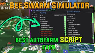 ROBLOX BEST BEE SWARM SIMULATOR SCRIPT/HACK [ OP AUTOFARM , 2MILLION HONEYS PER SECOND , MAX LEVEL ]