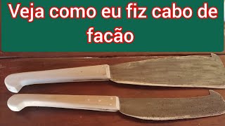 COMO FAZER CABO DE FACÃO  DE CORTA CANA  #FACÃO