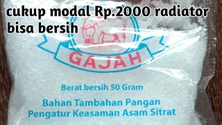 cara mudah dan simpel membersihkan radiator mobil yang buntu