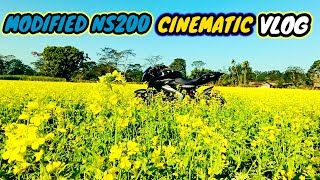 FULLY MODIFIED MY NS200 CINEMATIC VLOG|| MODIFIED NS200 CINEMATIC VLOG🥰 NS200 BS7🔥