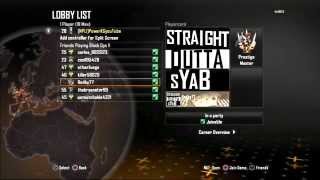 How To Host XP Lobby/Bot Lobby In Black Ops 2