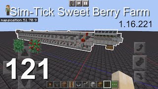 Minecraft Bedrock Tutorials(121) - How to build a Sim-Tick Sweet Berry Farm (1.16.221)