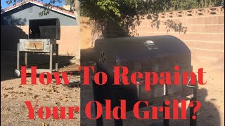 How to Paint Your Old Grill?Last Part Painting