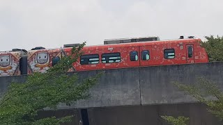 Kompilasi berbagai macam sticker / livery LRT Jakarta | Train spotting