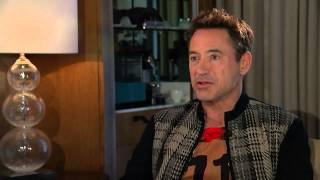 Robert Downey Jr full interview׃ star walks out when asked about past