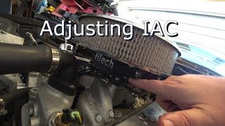 Camaro FiTech IAC adjustment