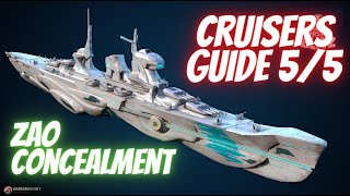 Wows Blitz Cruisers Guide Part 5 - Concealment feat Zao