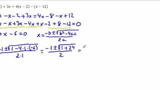 Pregunta 2 - Examen Tema 4 - Matemáticas Académicas 4 ESO