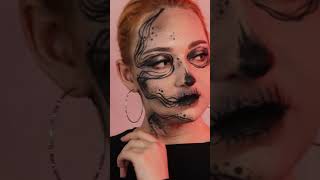 МАКИЯЖ на ХЭЛЛОУИН 🎃🔮 #youtubeshorts #shortvideo #makeup #halloween