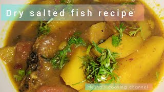 Dry Salted Fish Curry || Ktung Mluh bad u phan || Simple and Easy Recipe