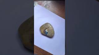 Stone one painting😲#youtube #shortvideo #realastic #stone #drawing