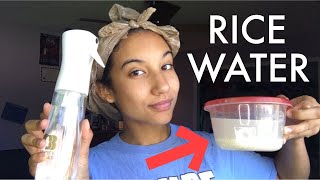 DOING THE RICE WATER CHALLENGE ON MY PROTEIN SENSITIVE HAIR