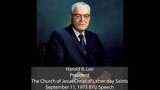 President Harold B. Lee's Witness of Christ