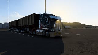 American Truck Simulator Kenworth K200 Ophee Skeletal Trailers PT 1