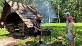 Санаторий Сосновый бор - площадка для приготовления шашалыков, Санатории Беларуси