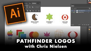 Ai - Chapter 7 - WORKING WITH PATHFINDERS for logo designs in Adobe Illustrator