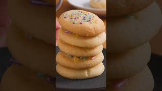 3 Ingredient Sugar Cookies - Dished #Shorts