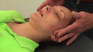 00021Laryngeal Osteopathy examination of TMJ Pterygoid and jaw movements