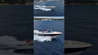 The Chris Craft Launch 35 GT is literally too fast to film! #boat #boating #boatlife