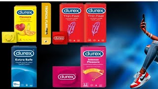 Durex condom//durex extra safe//Durex dots & ribs//Durex thin feel//Durex flavours