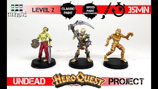 🇬🇧 Painting your miniatures - Heroquest Project : Undead Level 2 - Intermediate