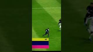 Neymar Jr quick counter goal from midfield #efootball #424formation #efootballmobile2024 #efootball