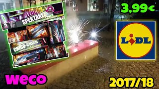 Weco Leuchtspektakel 2017/2018 | 9 tlg. für 3,99 bei Lidl | PyroFreak 1