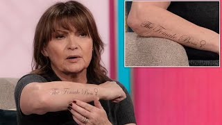 Lorraine Kelly's Hilarious Tattoo Tribute to Tulisa on I'm A Celeb!