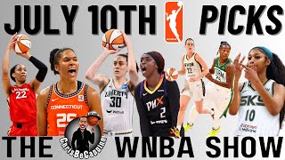 July 10 | WNBA PLAYER PROP Bets | Free Picks + Predictions | ChrisBeCappinn Show