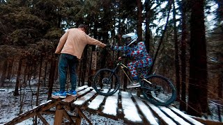 MTB vs PARKOUR vs FPV - как это снималось, падения дронов, фейлы [бэкстейдж]