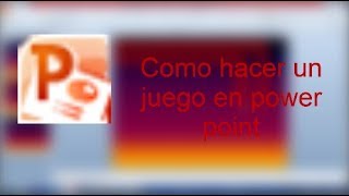 Como hacer un Juego en Power point (Tipo Laberinto) | Gamer X