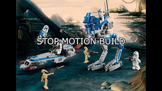 Lego 2020 501st Clone Troopers stop motion build