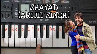 Shayad slow & easy piano tutorial.