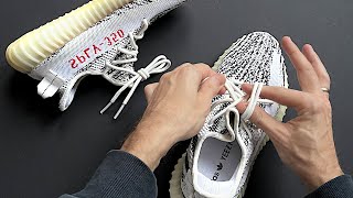 How To Lace YEEZY 350 Factory Knot (Deadstock)