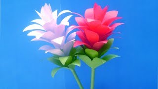 How to Make Beautiful Flower with Paper