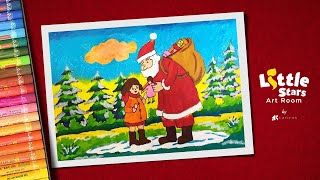 How to Draw Santa Claus / Santa Claus Easy Draw Tutorial / How to Draw Santa Step by Step