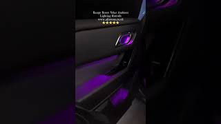 Range Rover Velar Ambient Lighting Retrofit - Afterone UK #rangerover #rangerovervelar #afteroneuk