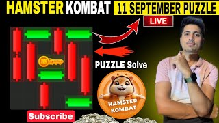 11 September Daily Puzzle Keys Solve | Hamster Kombat Daily Keys Puzzle Solve & Cipher Code