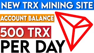 New Trx Mining Site 2021 | How to Free Tron Mining | Trx Mining Site In Urdu By Technical Husnain