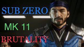 Mortal Kombat 11 SUB-ZERO  BRUTALITY