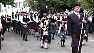 "Green Hills of Tyrol" - Massed Pipe Band am Dübifest / Zurich Caledonian Pipe Band 2016