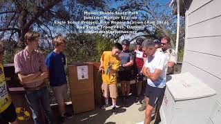 Bike Repair Station Mount Diablo Eagle Scout Project August 2016